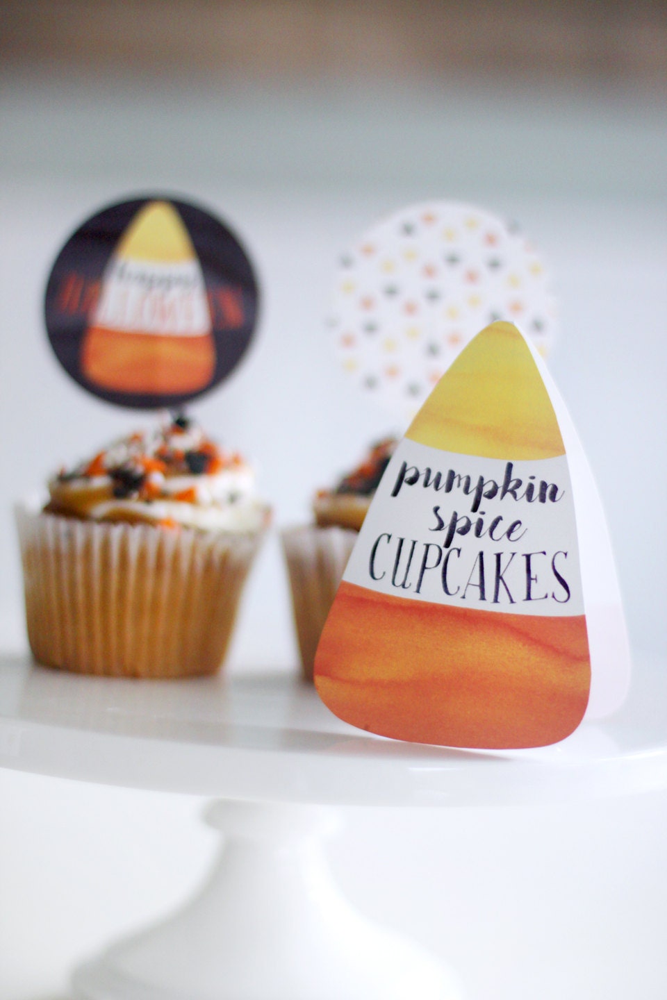 Printable Halloween party food labels Candy corn | Etsy