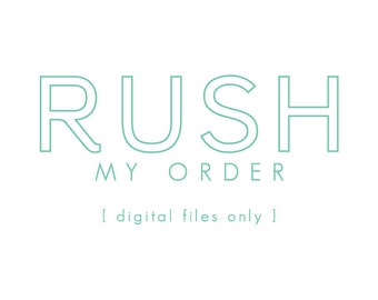 Rush my order - add on