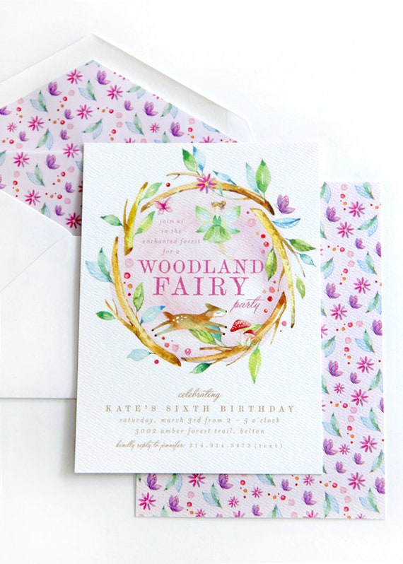 Fairy Party Invitations Free Printable 6