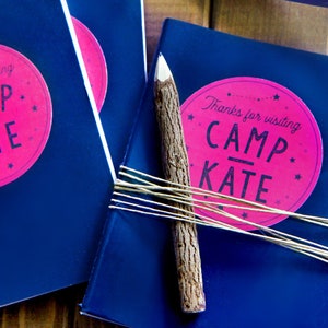 Camping party favor tags - Stickers - Camp party labels - Under the stars - Tent Campfire Campout - Glamping