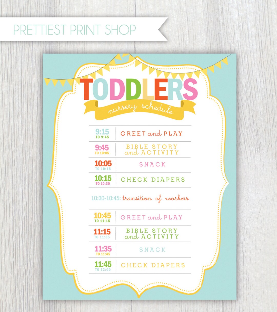 printable-nursery-or-classroom-schedule-daycare-church-nursery-preschool-wall-art-customizable-etsy