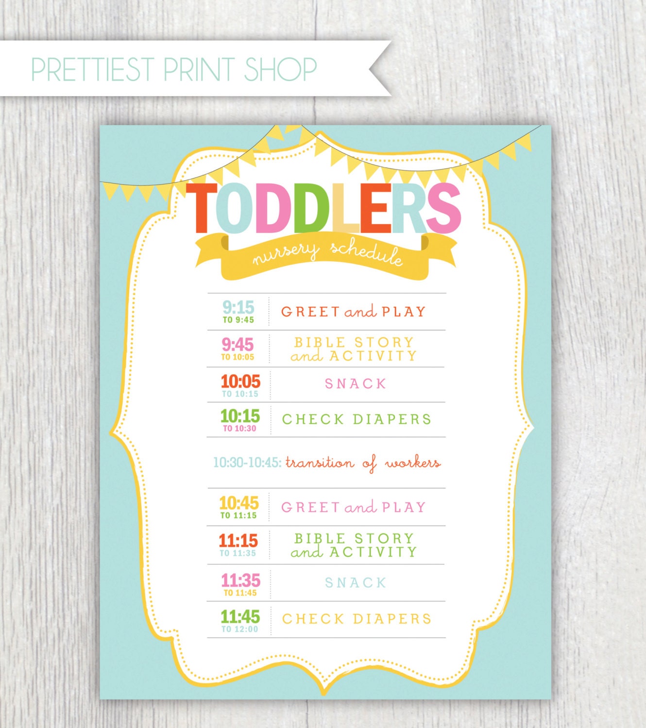 printable-nursery-or-classroom-schedule-daycare-church-nursery-preschool-wall-art-customizable-etsy