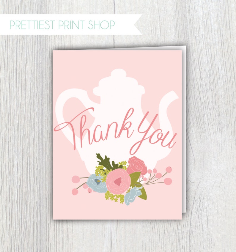 printable-tea-party-thank-you-card-tea-pot-pink-floral-etsy