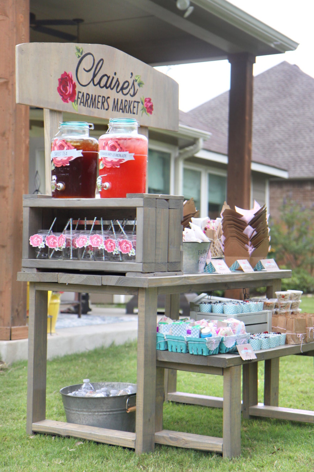 Printable Garden Party Drink Labels Picnic Birthday Party | Etsy