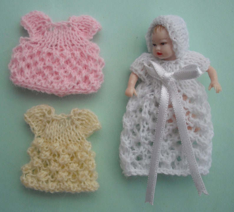 Easy to Knit Miniature Knitting Patterns for the Dolls House Etsy UK