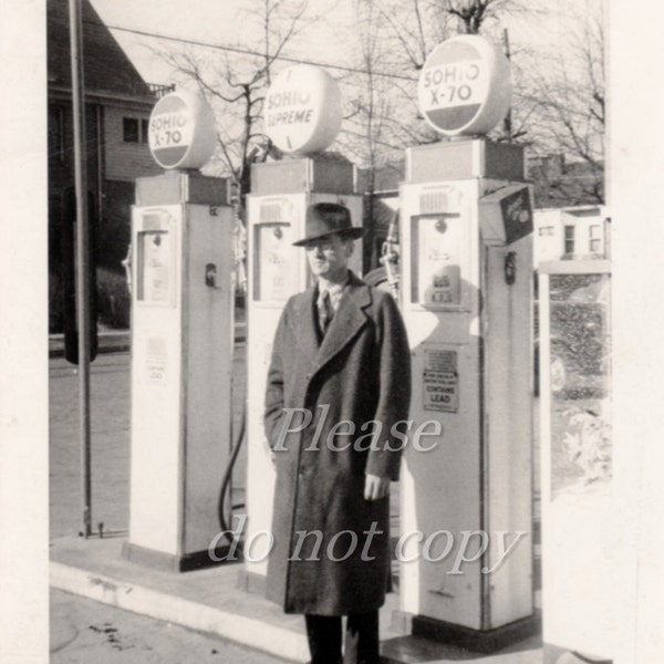 Gas Pumps Vintage snapshot Photo