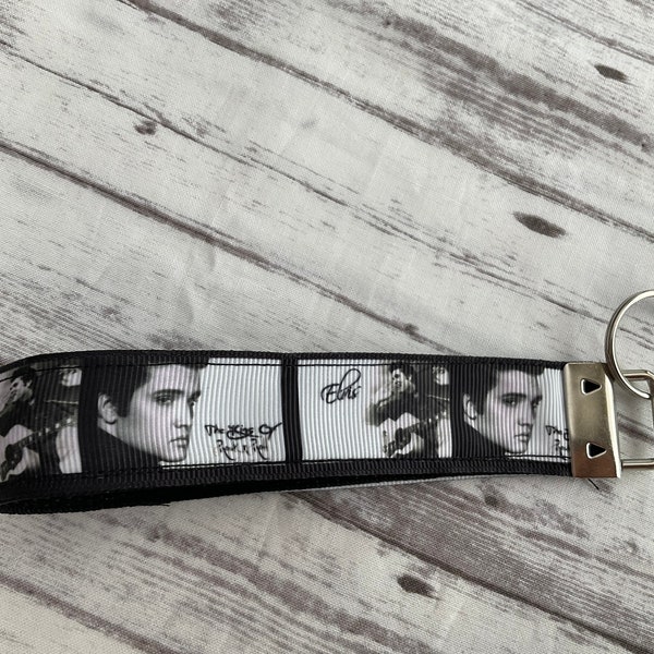 Elvis Presley key fob wristlet