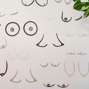 Inklusive Boobie Decals (30 plus extra)