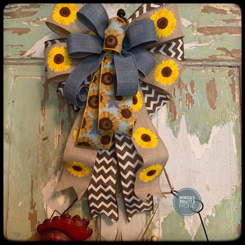 Porch Decor Fall Outdoor Decor Rooster Home Decor Arrangement With Sunflowers Farmhouse Wreath Tin Rooster Farmhouse Decor
