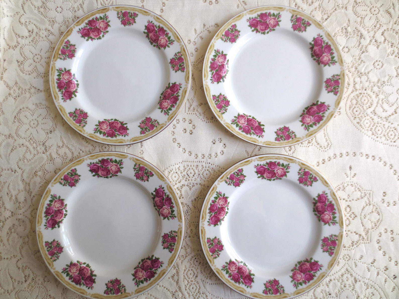 Set of 4 Vintage 8 Salad Plates. Farberware Sydney Etsy