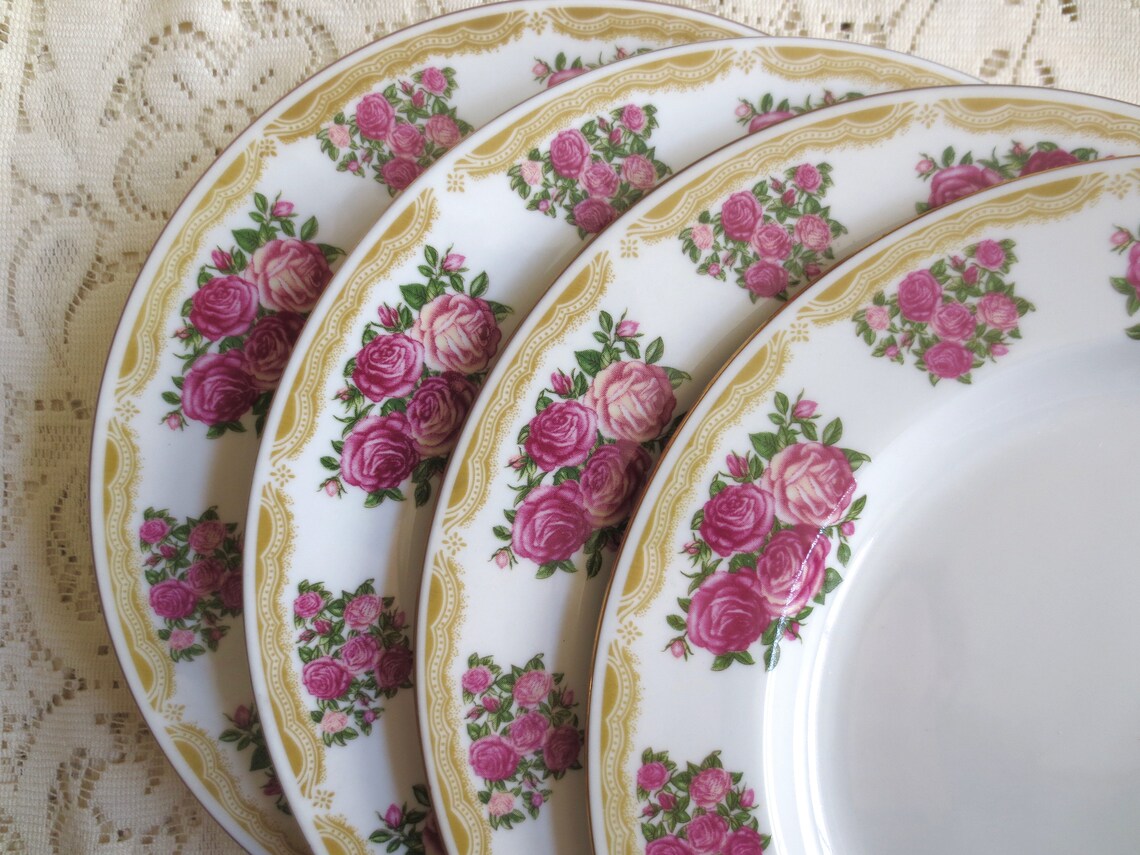 Set of 4 Vintage 8 Salad Plates. Farberware Sydney Etsy