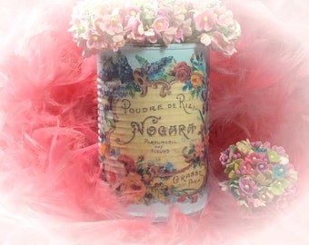 Shabby Chic Vase Etsy