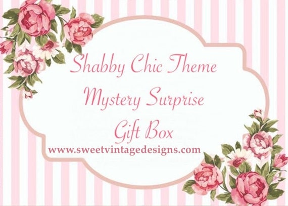 Shabby Chic Themed Mystery Box Surprise Grab Bag-Home Decor, Trinkets, KnickKnack Gift for Her Mother's Day - One of a Kind Handmade Items Il_570xn