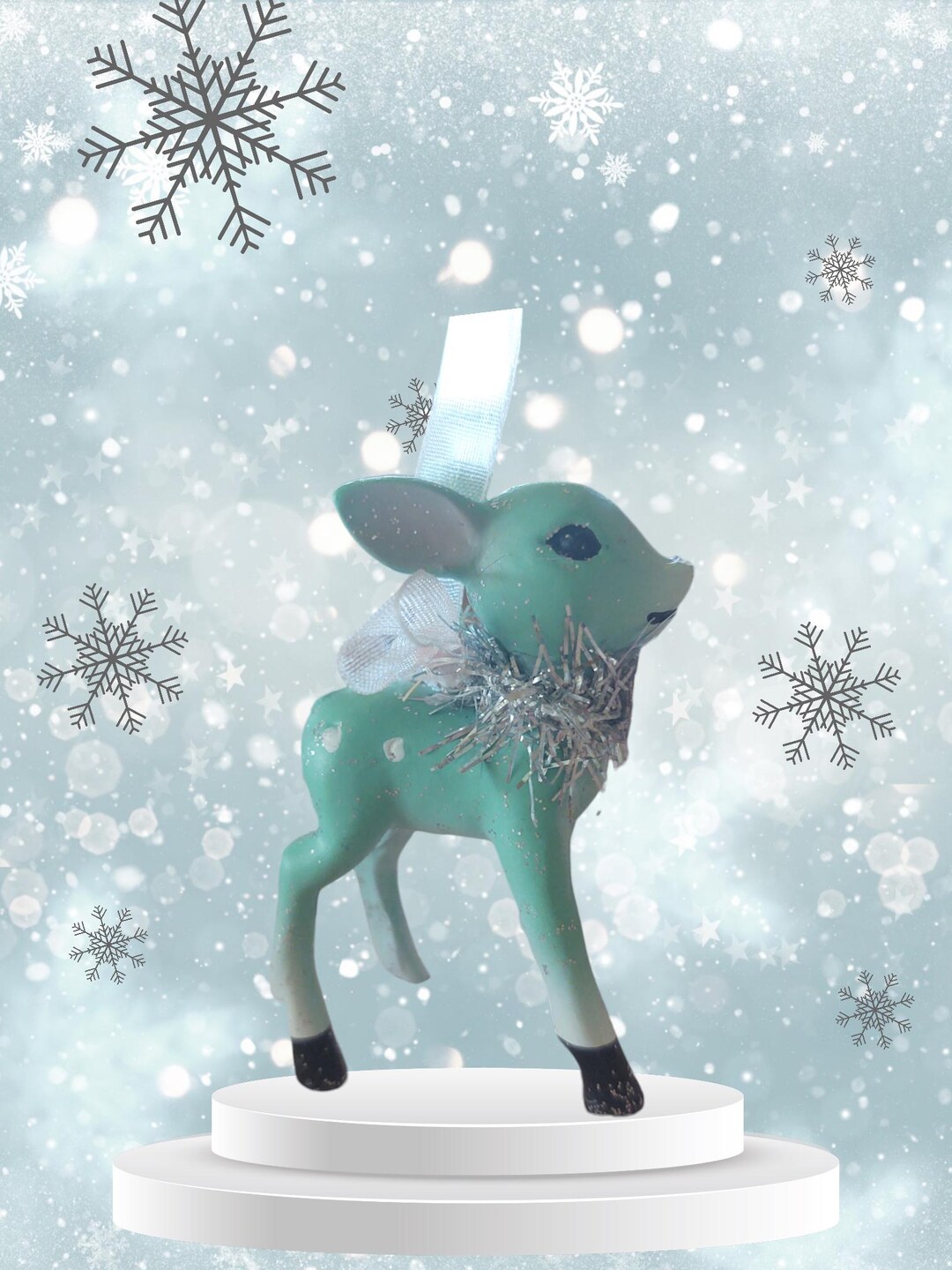 Minty christmas ornament