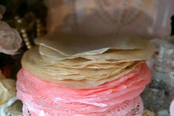 12 Tea Coffee Stained Hand Dyed Paper Coffee Filters Scrapbook Journal Gift Wrap Art Craft Supplies Shabby Cottage Chic DIY Destash Lot Il_570xn