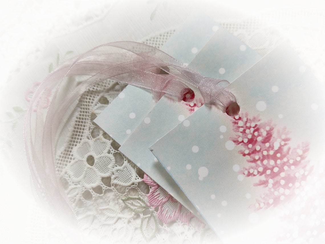 Purple pink and blue christmas tree