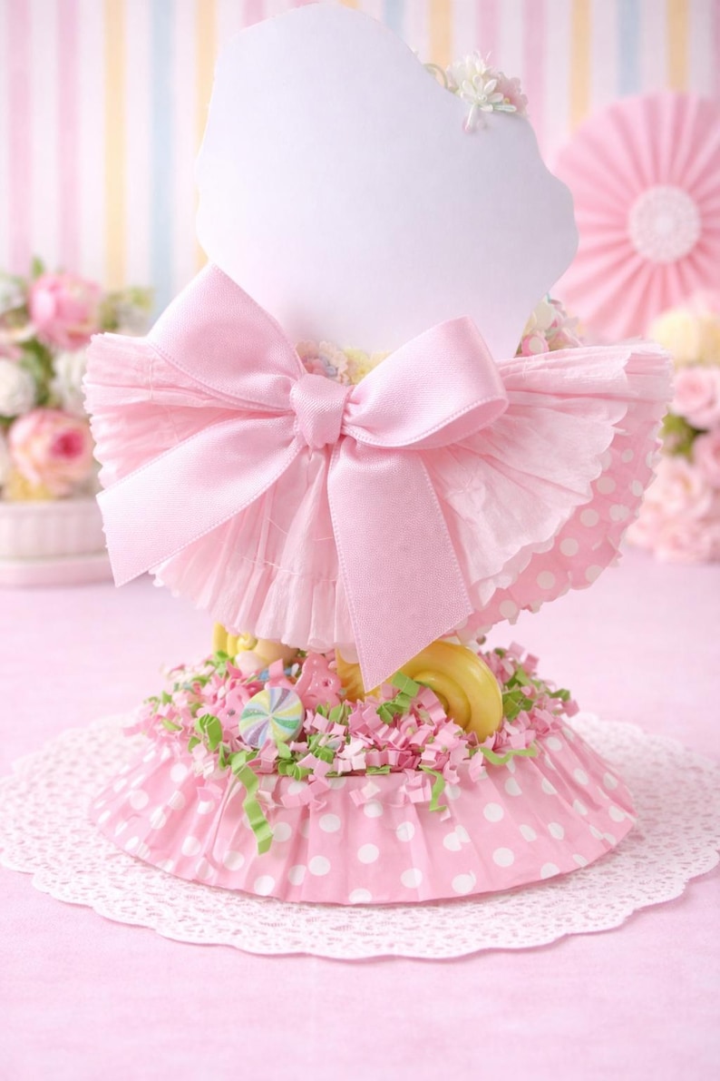 Vintage Style Bump Chenille Chick Figure – Easter Spring Decor, Tier Tray Spring Accents - Kitsch Kitschy Home Decor or Kawaii Style image 2