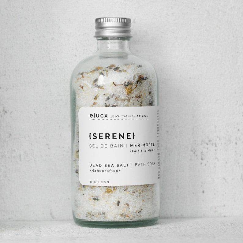 DELUXE Dead Sea Salt Bath Soaks Gift Set Etsy