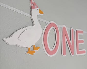 Eine verrückte Gans Girlande zum Geburtstag