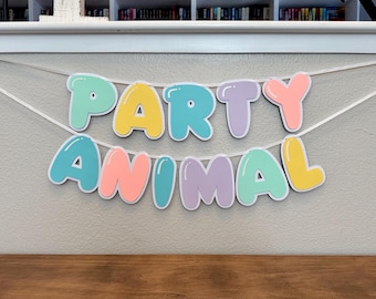 Party Tier Geburtstagsbanner