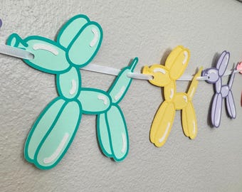 Ballon Tier Papier Party Banner