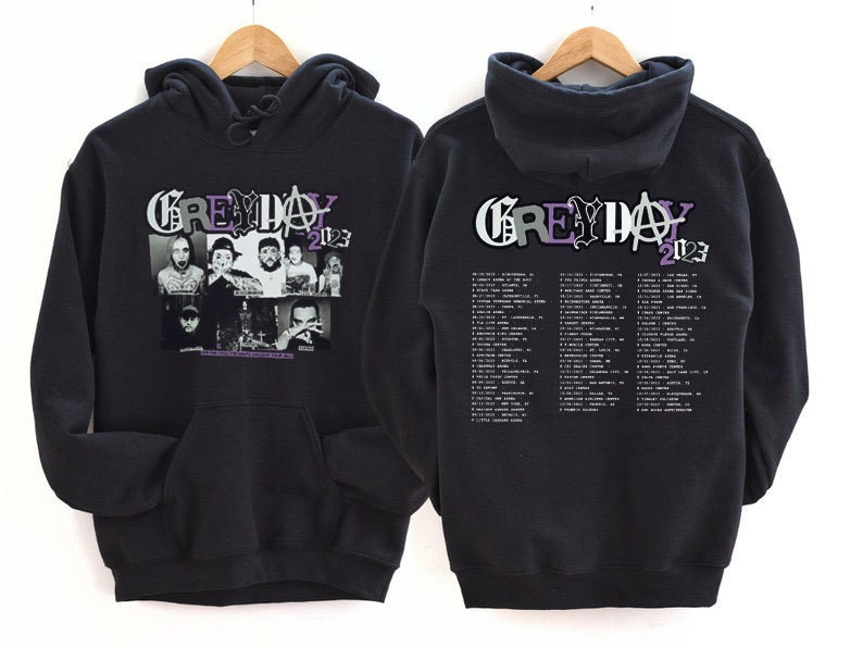 Grey Day Tour 2023 Purple Design Personalized Baseball Jersey