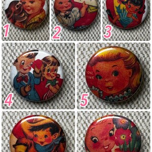 Botón único de arte vintage para el Día de San Valentín