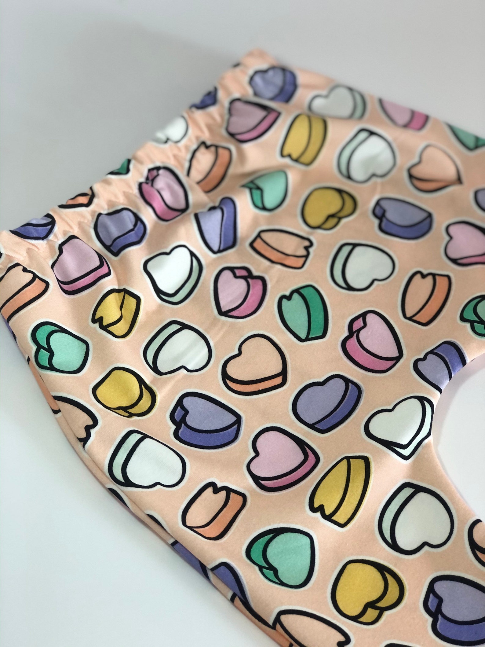 Babesinhairland valentinesday Unisex Pastel Peach Candy Hearts Valentines Galentines Kids | Etsy