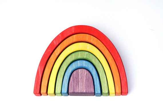 montessori rainbow toy