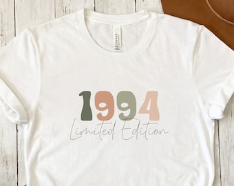 Geburtsjahr Limited Edition, Limitededition Shirt, 30. Geburtstag Geschenk, 30thbirthday, 30. Geburtstag, Geburtstagsshirt, Shirt 1994