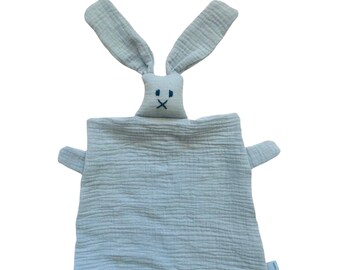 Comforter bunny made of muslin, comforter