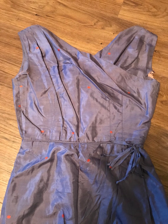 1950s Lilac Sarong Dress