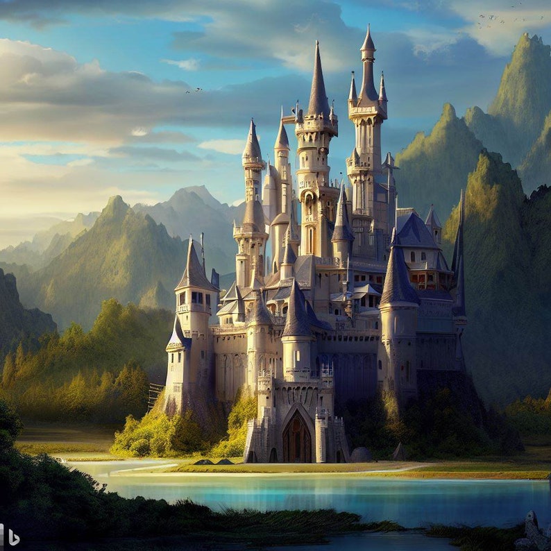 Castles Clip Art - Etsy