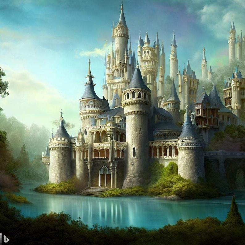 Castles Clip Art - Etsy