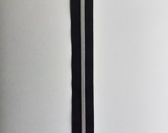 15 x YKK zippers 5N divisible 30 cm black silver