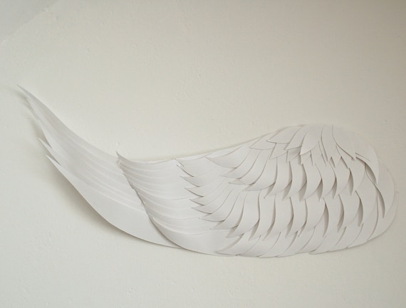 Download Wing Wall Art Paper Cutting Template Svg Etsy