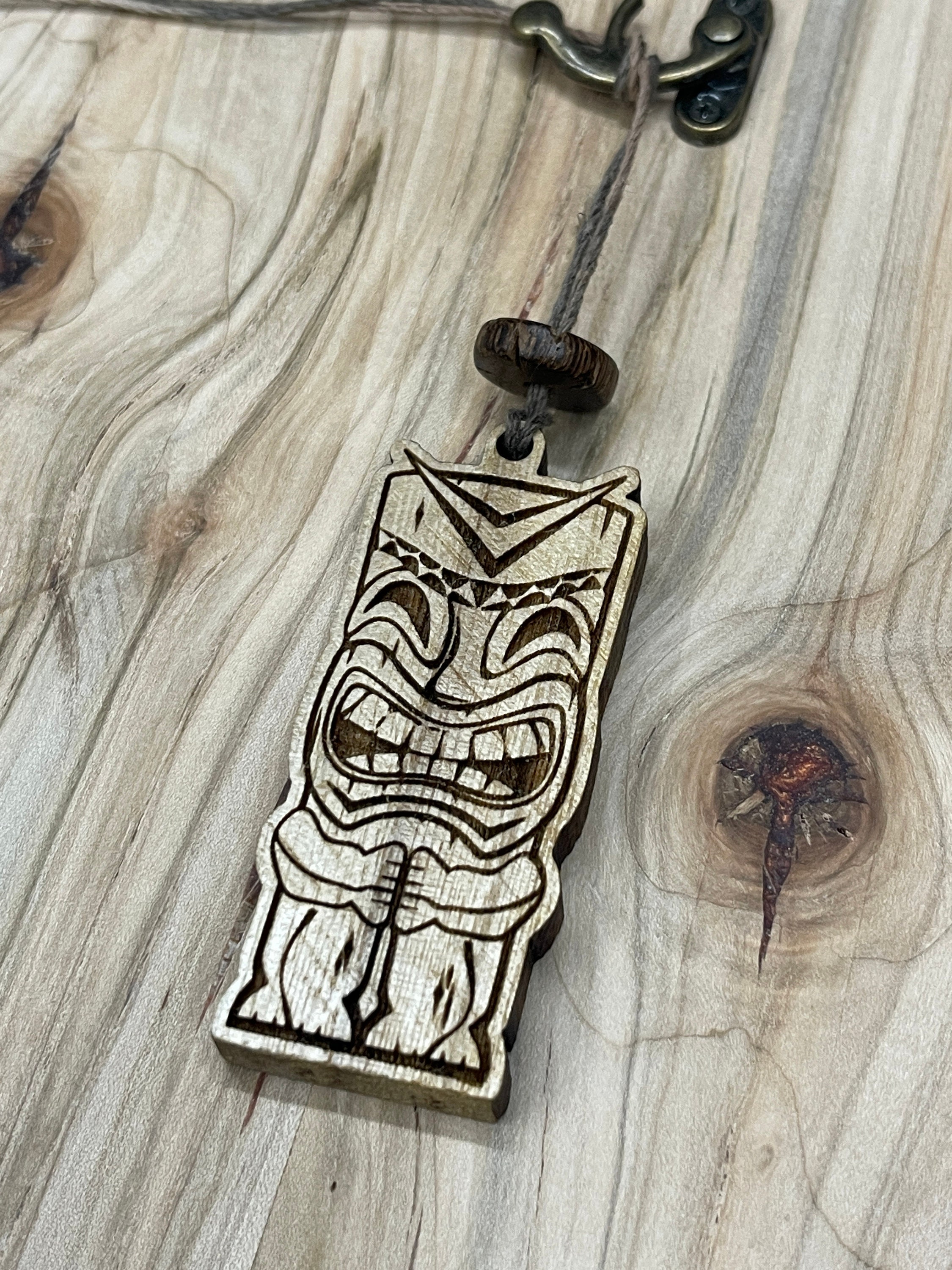 Tiki Car Mirror Charm - Etsy