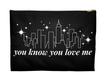 XOXO Gossip Girl Accessory Pouch I Bachelorette Goodies I Hangover Kit Bag I Makeup Bag I You Know You Love Me