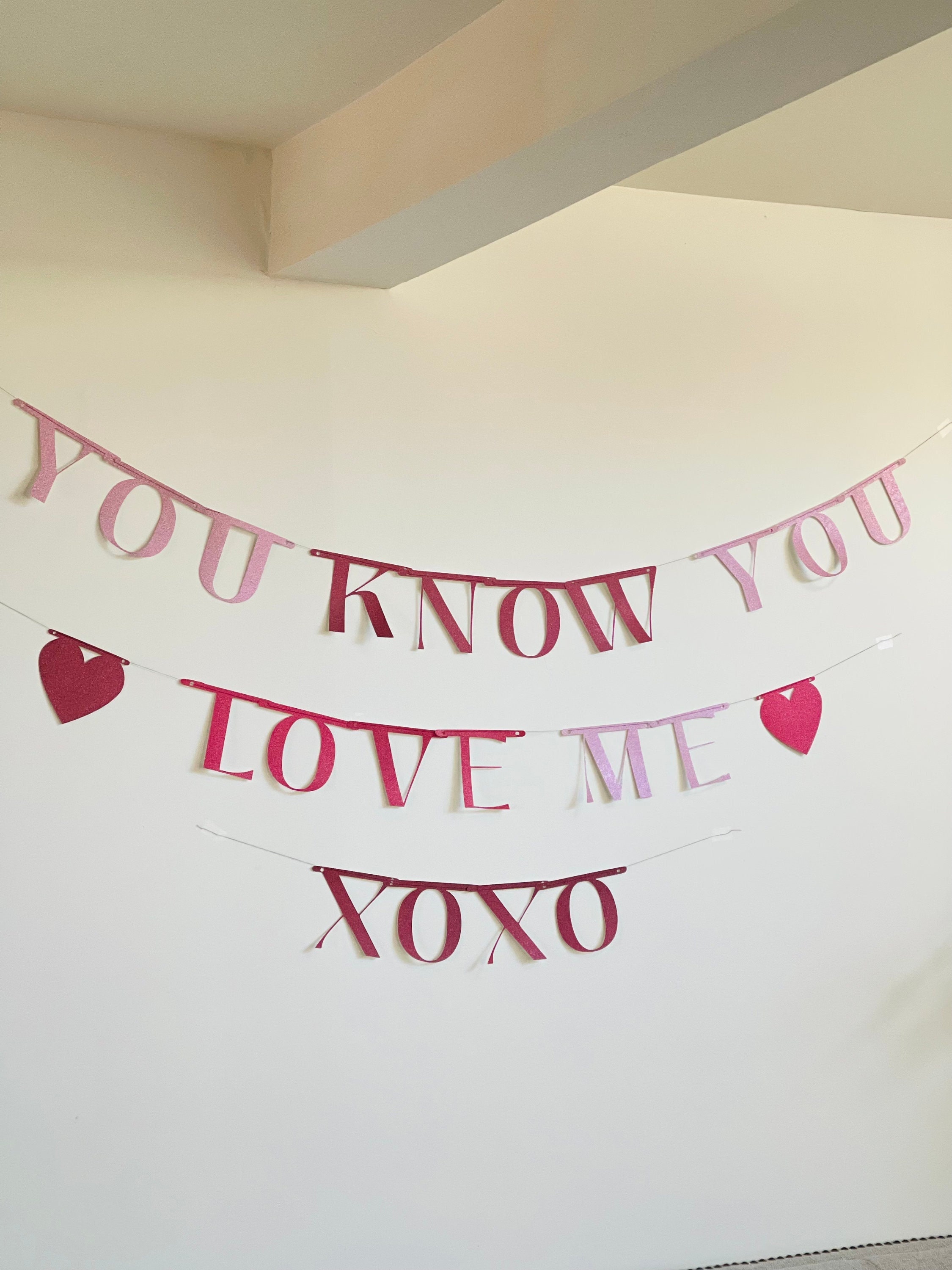 Gossip Girl Galentine's Day Banner I XOXO You Know You Love Me I Valentine's Day Decor I Party Banner