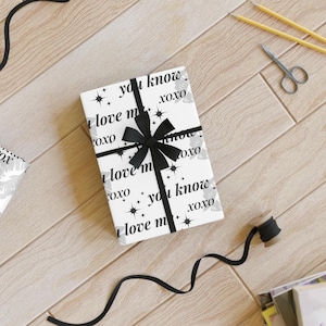 Gossip Girl You Know You Love Me Rotolo di carta da regalo I XOXO I Confezioni natalizie I Regali di San Valentino