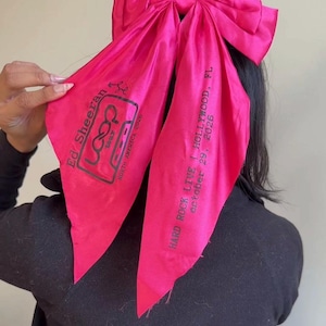 Custom 2026 Loop Pedal Performance Hair Bow | Solo Artist Concert Outfit
