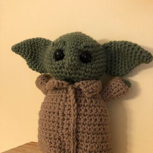 Small Alien Doll **Hand crocheted**