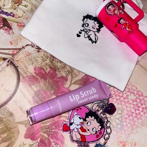 Betty Boop keychain - Betty boop bag charm - stanley - Betty boop canvas bag - Betty boop stationary clips -