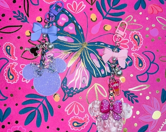 Bag charm -  keychain - keychain -  keychain - bag charm - princess keychain - princess bag charm - Ariel keychain -