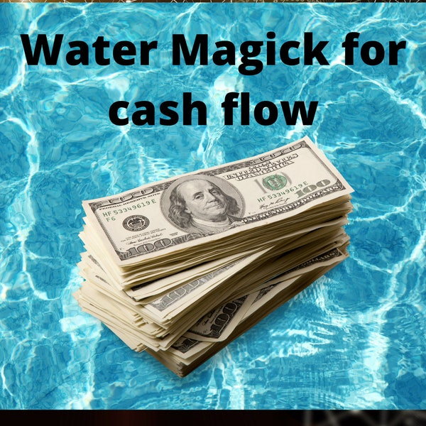 Water Magick for cash flow, DIY water ritual for prosperity, Manifest cash with water