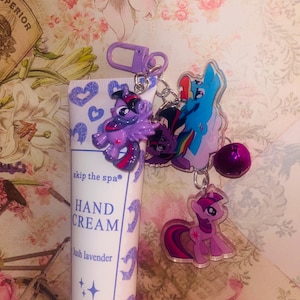 My little pony - MLP lotion - friendship is magic - twilight sparkle - rainbow dash - pinkie pie- MLP keychain - my little pony keychain -