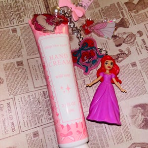 The little Mermaid keychain - keychain - didney keychain - bag charm - princess keychain - princess bag charm - Ariel keychain -