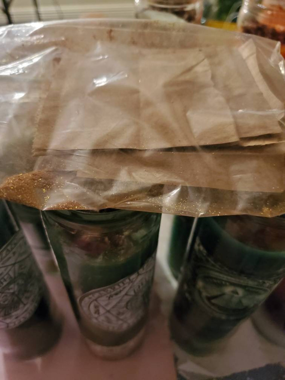 7 Day Ritual Money Candles Wiccan Dressed Money Drawing Spell | Etsy