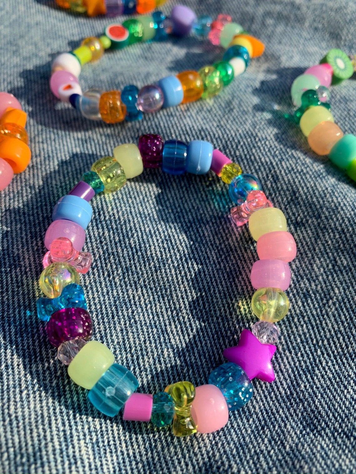 Cute chaos pony bead bracelet Friendship bracelets VSCO Etsy