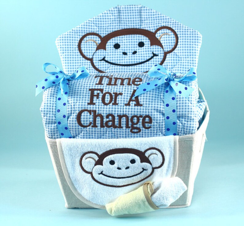 Baby Gift Basketmy Little Monkey Etsy